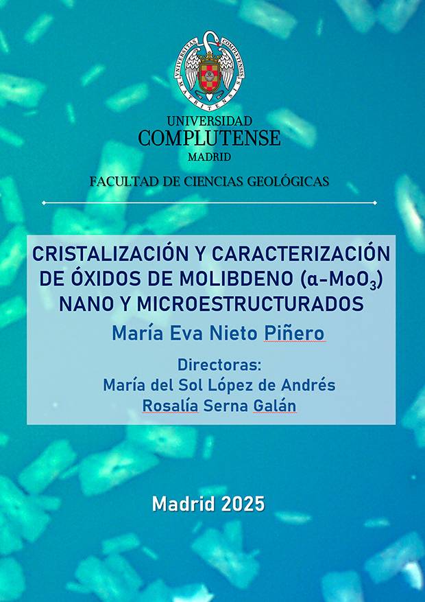 CRISTALIZACIÓN Y CARACTERIZACIÓN DE ÓXIDOS DE MOLIBDENO (α-MoO3) NANO Y MICROESTRUCTURADOS